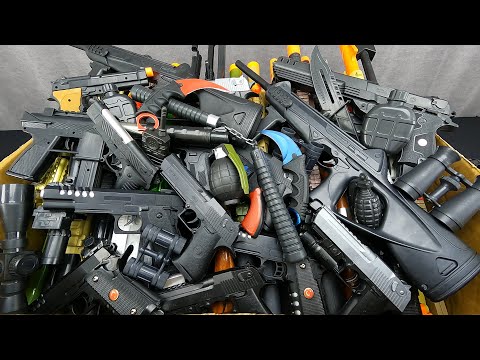 Black Toy Gun Box- Super Charger BB Guns/ Cap Gun Explosive/ Red Karambit