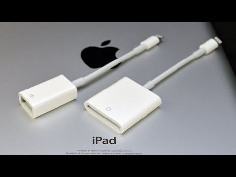 Apple ipad lightning to usb camera adapter & sd card reader-...