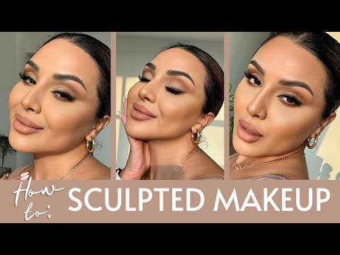 HOW TO DO SOFT MATTE SCULPTED EYES AND FACE MAKEUP | NINA UBHI