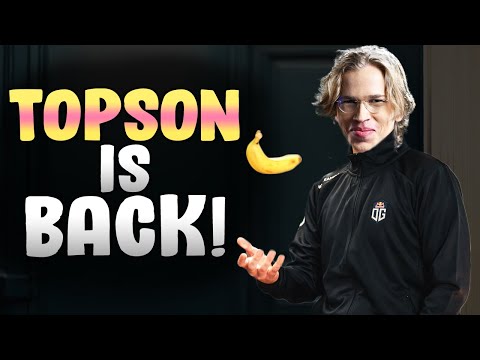 Topson is Back after 2weeks Break w/ his Signature Hero TINY DOTA 2