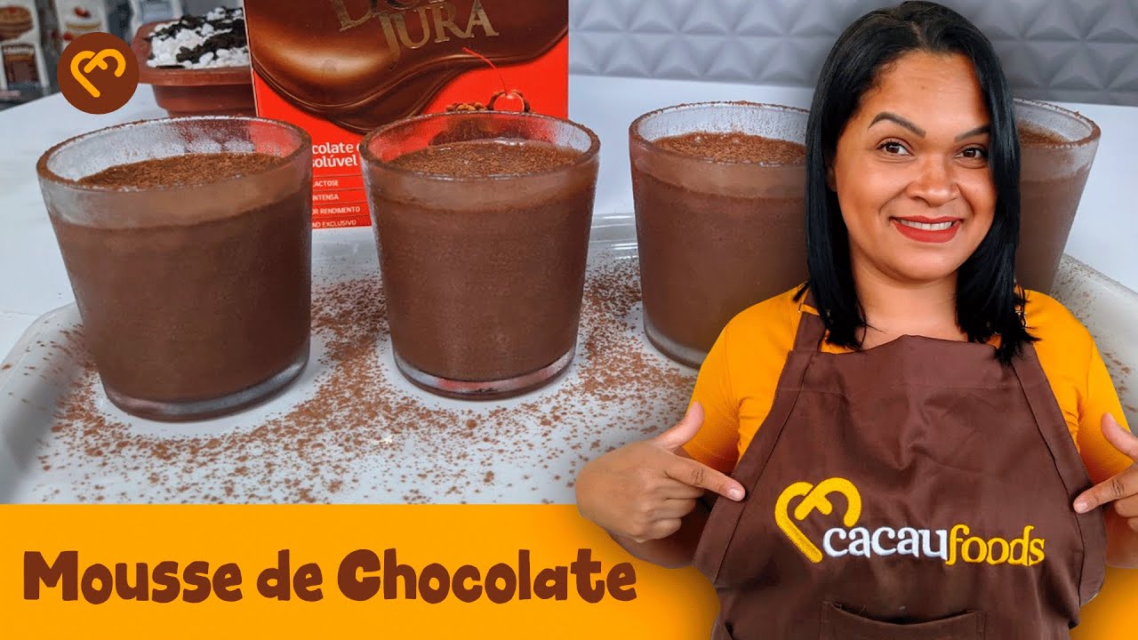 Mousse Fácil de Chocolate | Cacau Foods