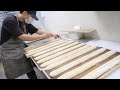 Amazing Skill of Korean Baguette Master, How To Make Baguette Bread - Korean Food