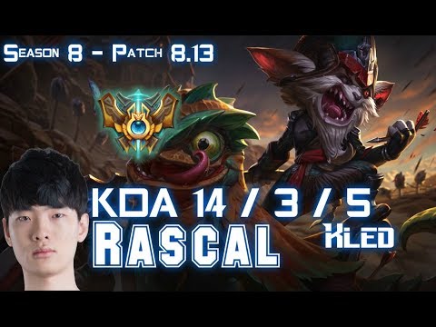 Rascal KLED vs AATROX Top - Patch 8.13 KR Ranked