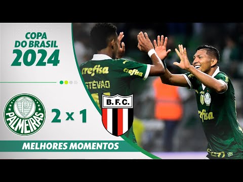 Gols e lances de Palmeiras x Botafogo