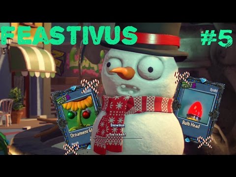 PVZ GW2 Feastivus #5 - Ornament gloves & Bulb head rewards.