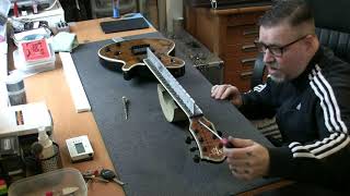 Video thumbnail for Michael Kelly Patriot Premium refret... by Fret Friend Guitar Workshop and Luthiery