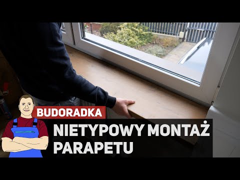 Unusual installation of a window sill from a kitchen countertop - BUDORADKA