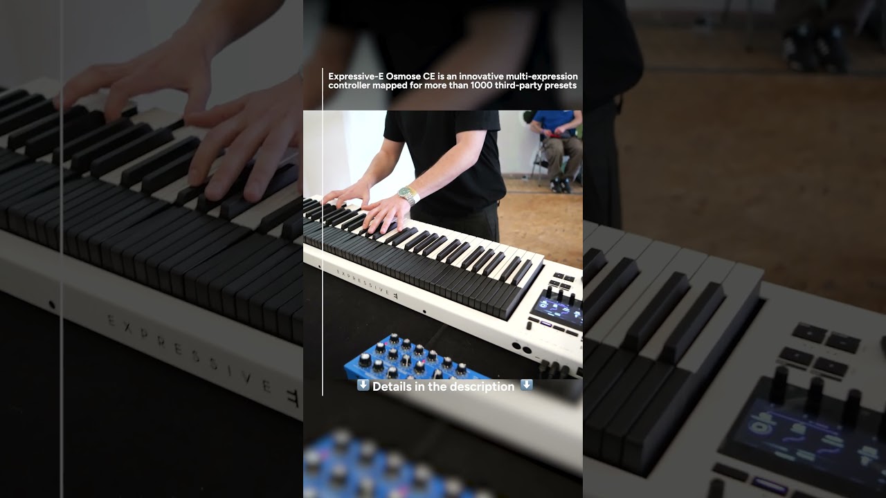Expressive-E Osmose CE is a controller version of the company's innovative expressive keyboard - YouTube