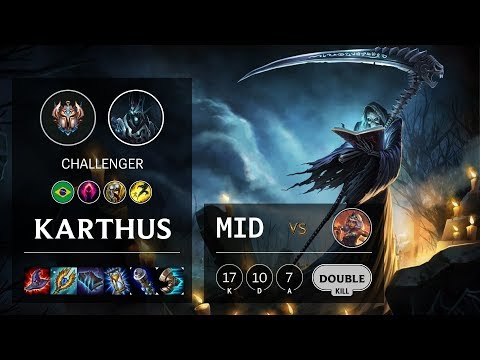 Karthus Mid vs Qiyana - BR Challenger Patch 10.3