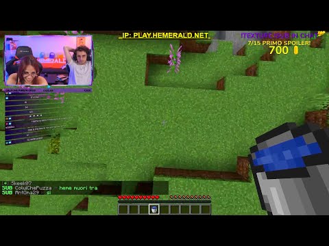 La ragazza di hemerald fa un water bucket