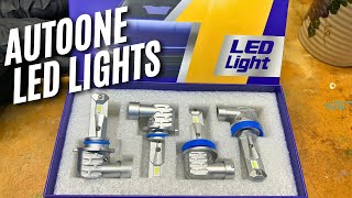 AUTOONE LED retrofit lights! Headlight restoration and LED install - Worth the time?