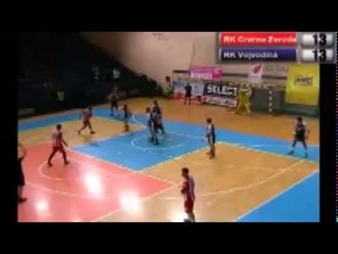 RK "Crvena Zvezda" - RK "Metaloplastika" Stefan Alčaković(7 red-white)