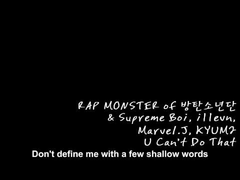 [ENG SUBBED] You Can't Do That- Daenamhyup 대남협 (Supreme Boi, i11evn, Rap Monster, Marvel J, Kyum2