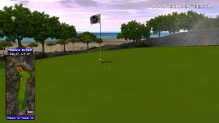 preview picture of video 'Golden Tee Great Shot on Turtle Island!'