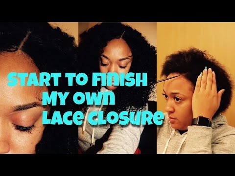Lace Closure Sew in ON MYSELF!
