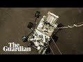 Footage of Perseverance rover landing on Mars released by Nasa