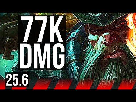 GANGPLANK vs GNAR (TOP) | 77k DMG, Legendary, 18/5/11 | NA Challenger | 25.6