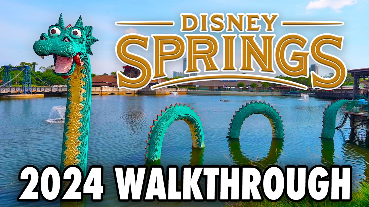 Disney Springs 2024 Walkthrough at Walt Disney World [4K POV]