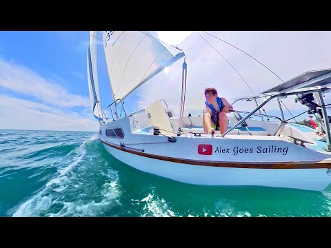 SAILING TO LULWORTH COVE ON MY 21FT SAILBOAT | Ep.103