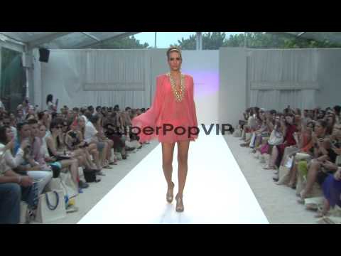 Models walk the runway at Aqua Di Lara - MBFW Miami Swim ...