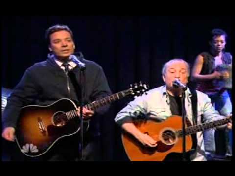 Stomp, Jimmy Fallon, Paul Simon   Cecilia