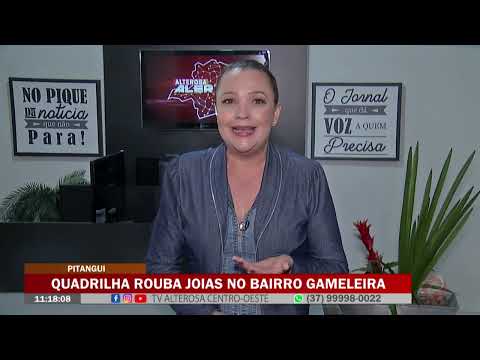 Pitangui: Quadrilha rouba joias no Bairro Gameleira