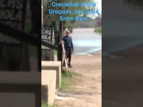 crecida del rio Uruguay. San José Entre Ríos