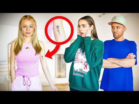 Our daughter gets a REAL TATTOO for FIRST TIME! | Family Fizz