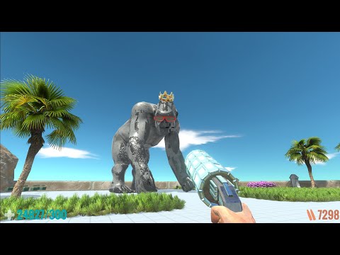 FPS AVATAR WITH PULSE BLASTER - Animal Revolt Battle Simulator