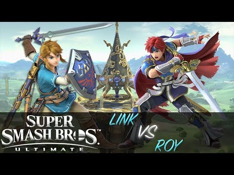 Link vs Roy - Super Smash Bros Ultimate - 1080p60fps