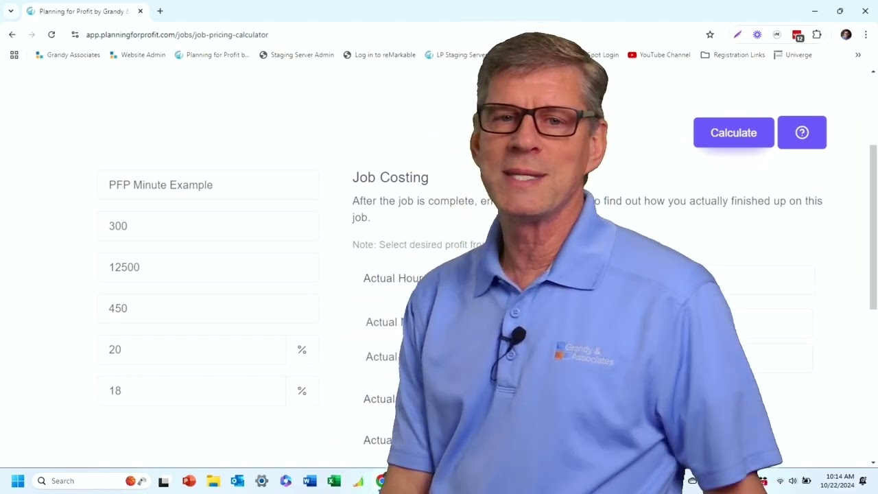 Job Costing on Large Jobs