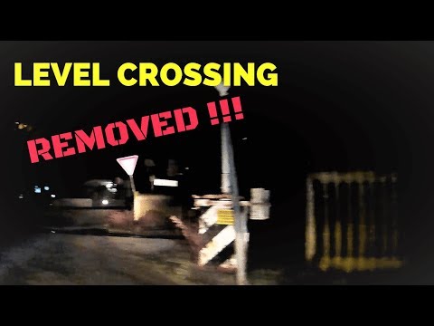 Passaggio a livello Strada Piana, NIzza (AT) rimosso # railroad crossing # bahnübergang # 踏み切り