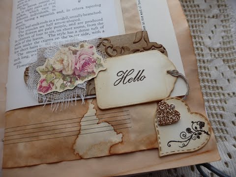 Label Tuck Spots/ Stashbusting/Scrap Paper Projects/JunkJournal Ephemera