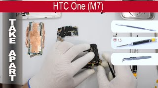 How to disassemble 📱 HTC One M7 (801n, 801c, 801s, 801e), Take Apart