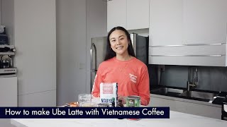 How to Make Ube Iced Latte with Vietnamese Coffee | Nguyen Coffee Supply