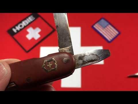 Armee Suisse (Victorinox Swiss Army Knife)) Type 1909 Officer's knife!