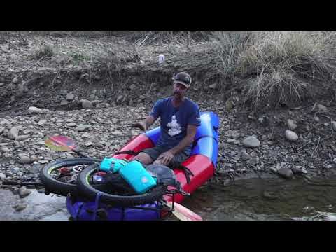 Learn to Bikeraft, The Bikeraft Guide - Spray Decks - How to put a bike on a boat that has one?