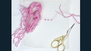 French Knot Tutorial for Needlepoint