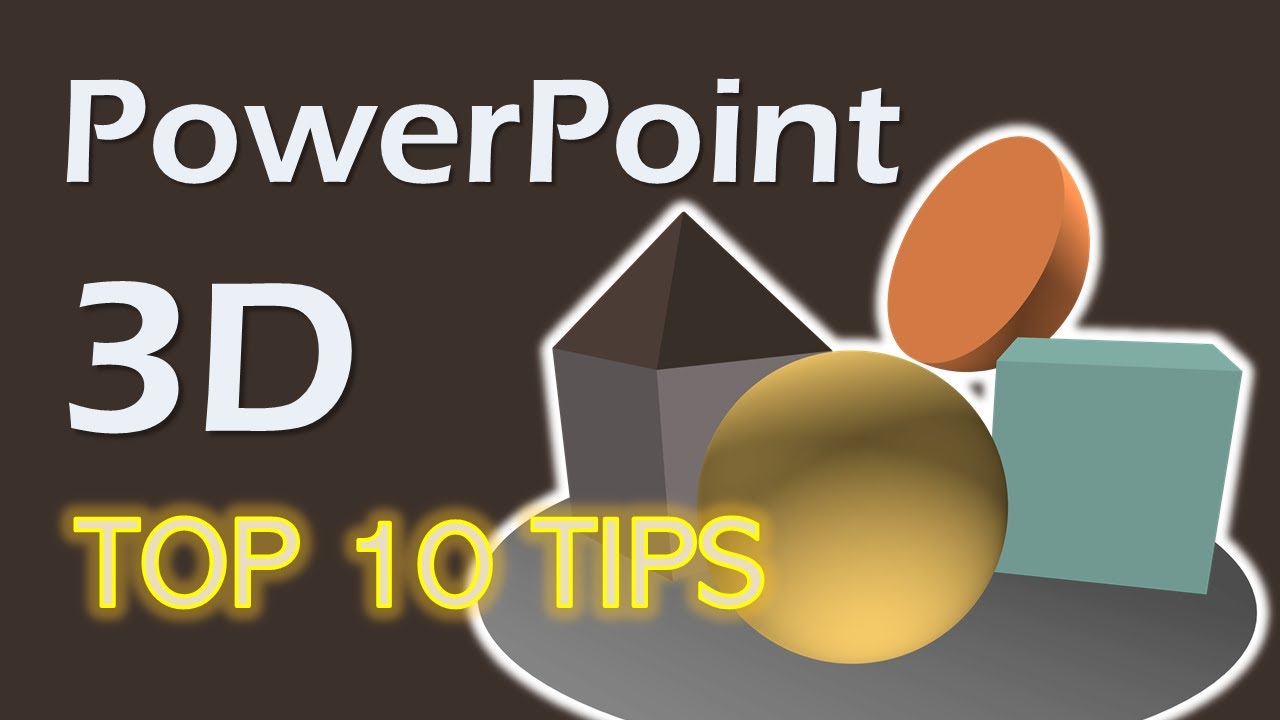 How to Make 3D Models In PowerPoint - Top 10 Tips - PowerPoint 2019 Tricks