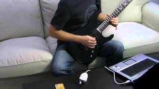 Video thumbnail for Behringer GUITAR LINK UCG102 - sound test by tooxable