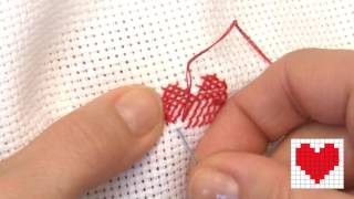 Come fare punto croce: esercizio 6 per principianti