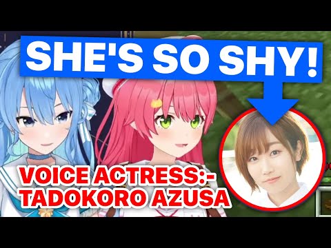 Suisei On How Shy Seiyuu Tadokoro Azusa Is (Sakura Miko & Hoshimachi Suisei / Hololive) [Eng Subs]