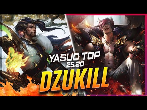 Dzukill - Yasuo vs Sett TOP #2 Patch 25.20 - Yasuo Gameplay