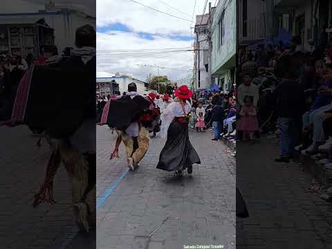 Desfile folklórico Salcedo Cotopaxi Ecuador #arte #cultura #tradicion