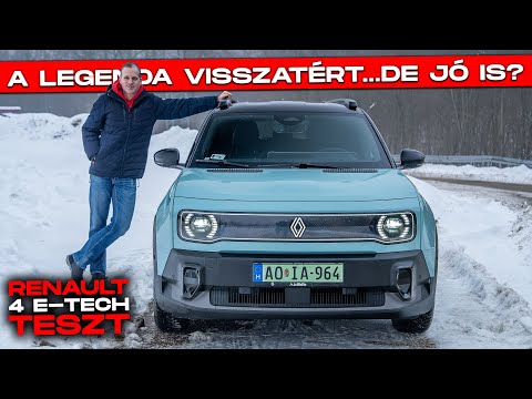 Amikor a RETRO NAGYON BEÜT! - Renault 4 E-Tech (Garázs Ep. 1046.)