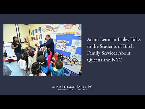 Adam Leitman Bailey Talks to the Students of Birch Family Services About Queens and NYC testimonial video thumbnail