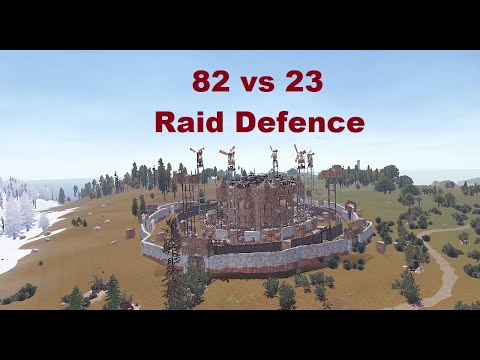 Biggest Rust Raid Defense - 1600 rockets
