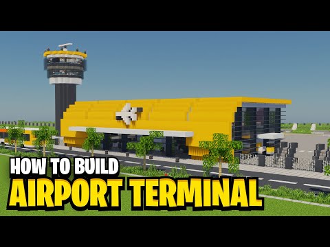 Chippz - How To Build An AIRPORT TERMINAL In Minecraft! (Airport Collection Pt.1)