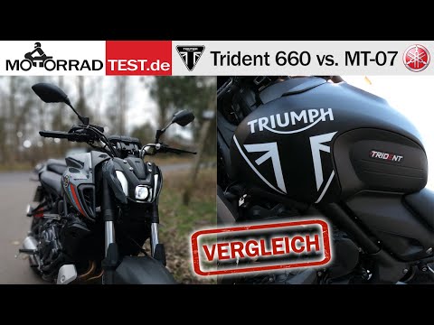 Vergleich Yamaha MT-07 vs. Triumph Trident 660 | Vergleich der beliebten NakedBikes der Mittelklasse