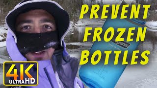 How to Prevent Frozen Water Bottles in Extreme Cold (4k UHD)